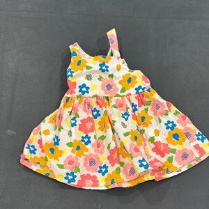 Floral Kids Casual Dress - Pink, Blue, Yellow
